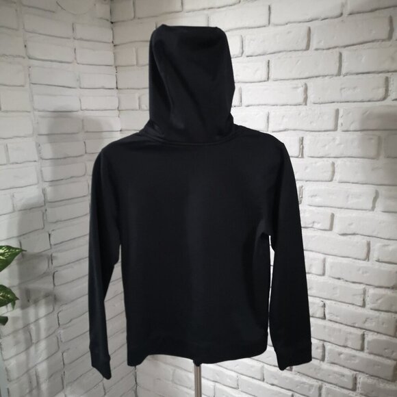 Under Armour Youths Size Large Fleece Lined Black Hockey Hoodie - Picture 2 of 11